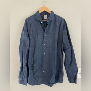 Mens Brooks Brothers Blue Regent Fit Button Down Shirt